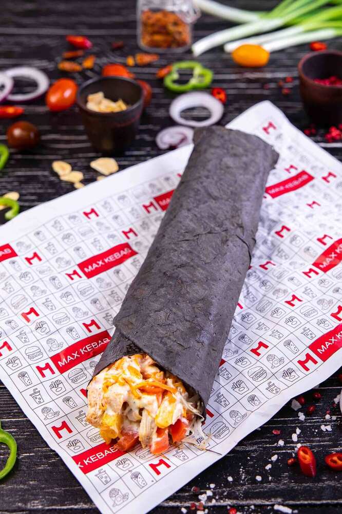 Black kebab cu pui
